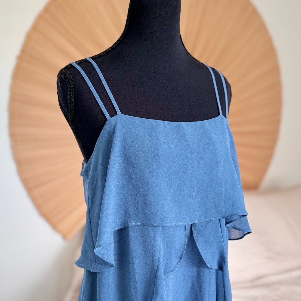Gianni Bini Flowy Layered Maxi Dress Size Small 🎐 Like New